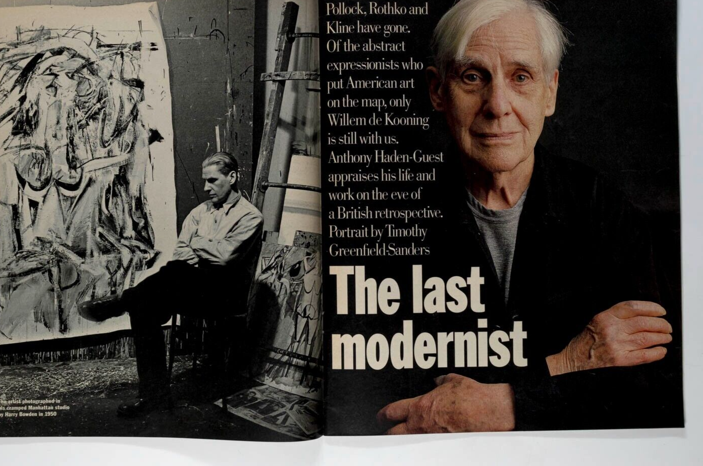 Madonna STEVEN MEISEL Versace Sunday Times magazine 1995 Gary Oldman DE KOONING