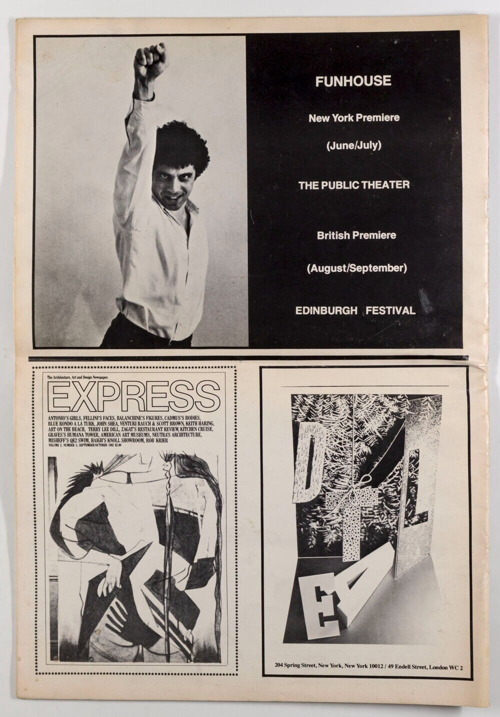 Robert Mapplethorpe LISA LYON Barbara Kruger GLENN BRANCA ZG radical magazine US