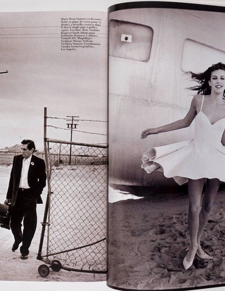 Vanessa Duve TATJANA PATITZ Milla PARIS VOGUE 90 Harry Dean Stanton UMA THURMAN