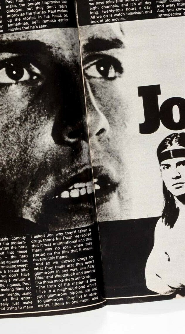 Uschi Obermaier JOE DALLESANDRO Richard Collins BIBA 19 magazine July 1973 Sacha