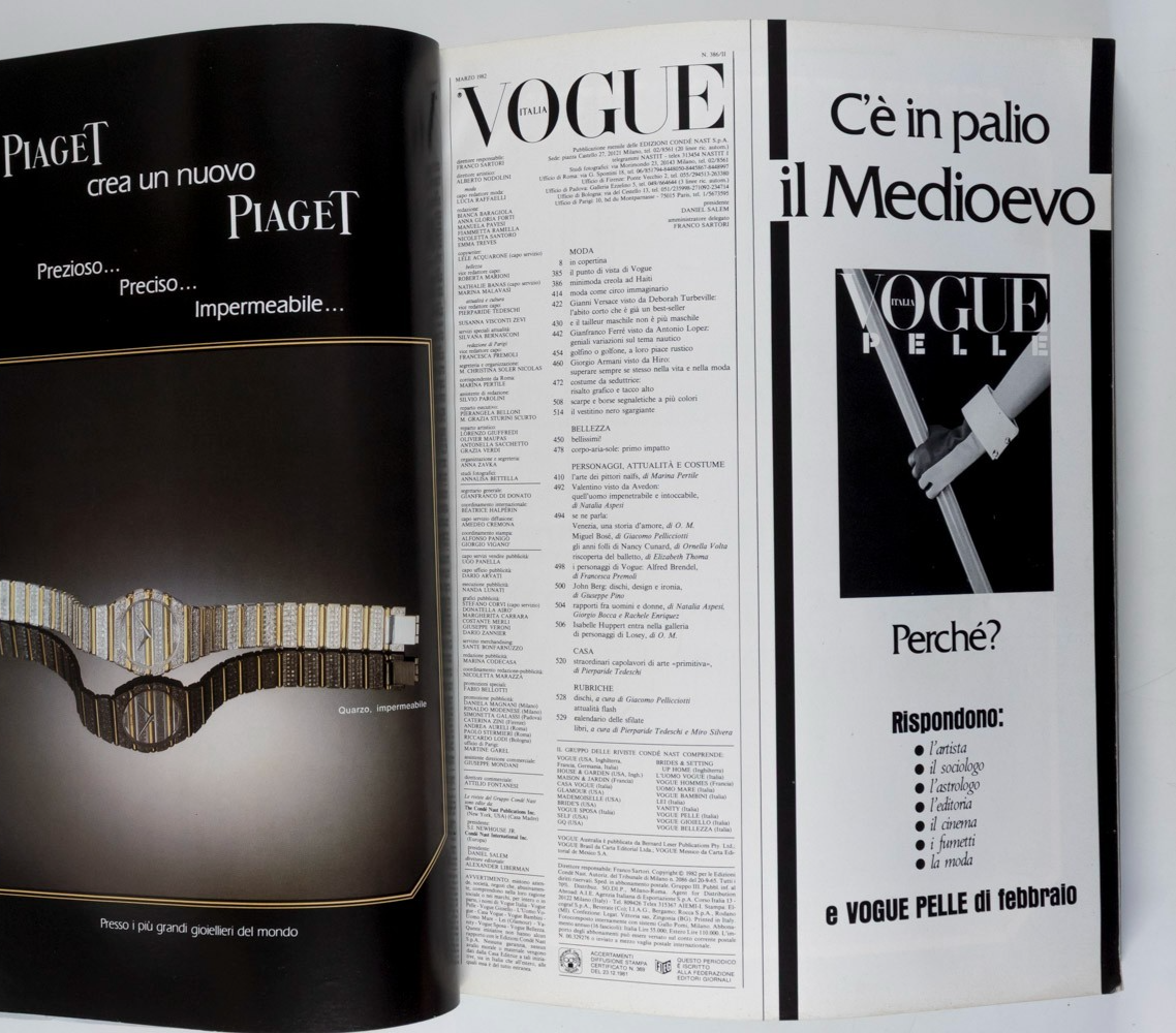 Lisa Ryall GUY BOURDIN Antonio Lopez VOGUE ITALIA March 1982 Deborah Turbeville