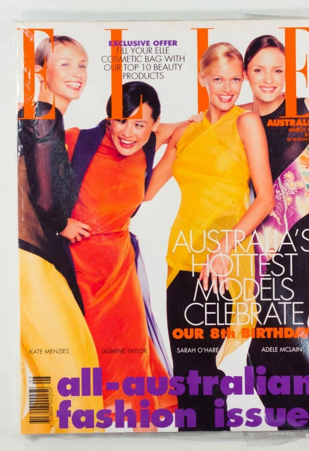 Sarah O'Hare ADELE McLAIN Kate Menzies JASMINE TAYLOR ~ ELLE magazine AUSTRALIA