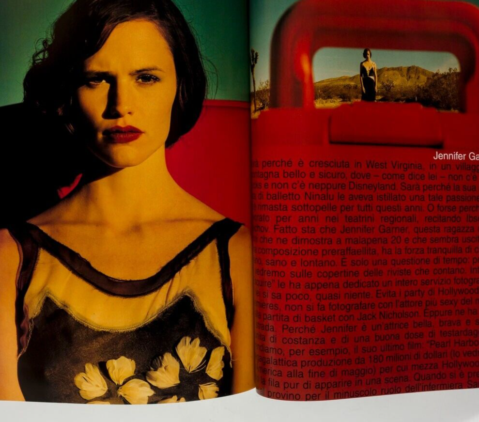 Hannelore Knuts JENNIFER GARNER Chiara Mastroianni VOGUE ITALIA 2001 Bruce Weber