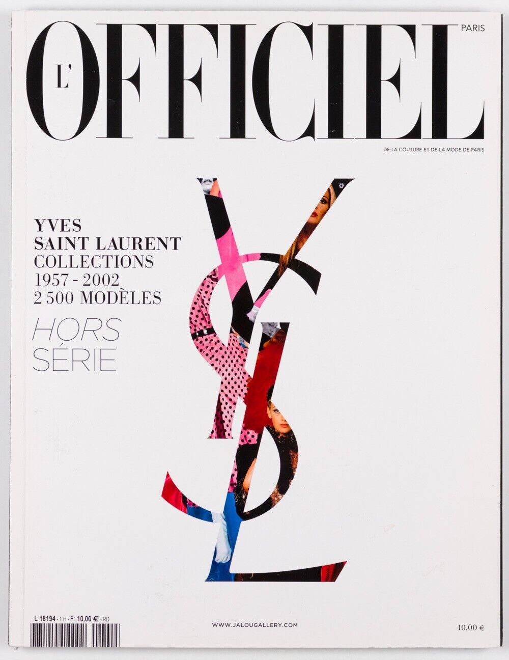 Yves Saint Laurent Collections 1957 2022 Hors Serie YSL vtg  L'OFFICIEL MAGAZINE