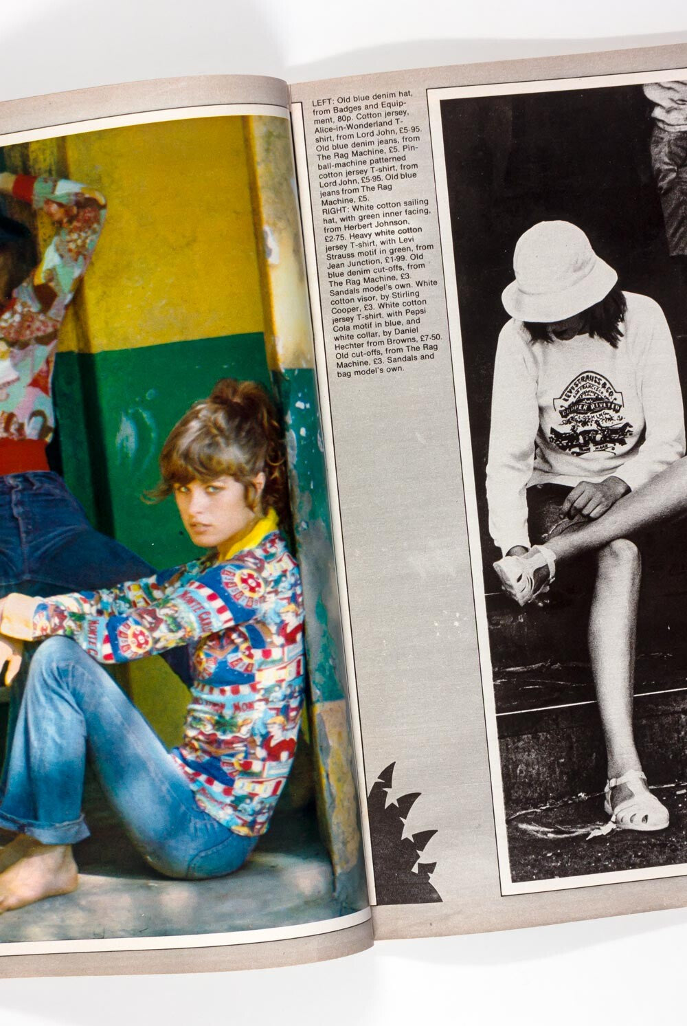 Uschi Obermaier JOE DALLESANDRO Richard Collins BIBA 19 magazine July 1973 Sacha