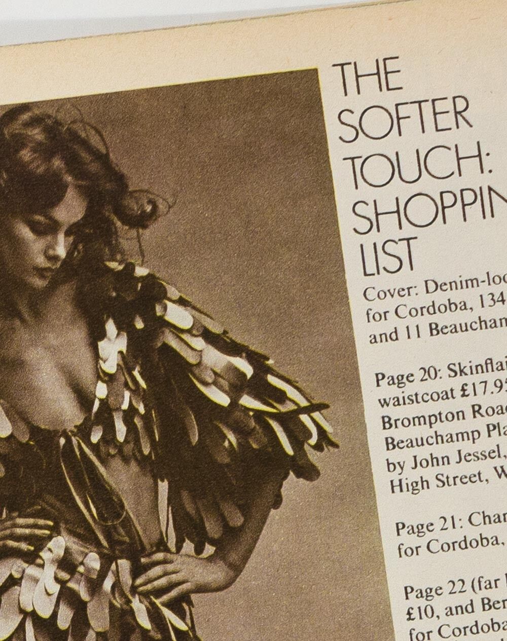 JEAN SHRIMPTON Hans Feurer DAVID RUBIO Antony Price TELEGRAPH MAGAZINE vtg SUEDE