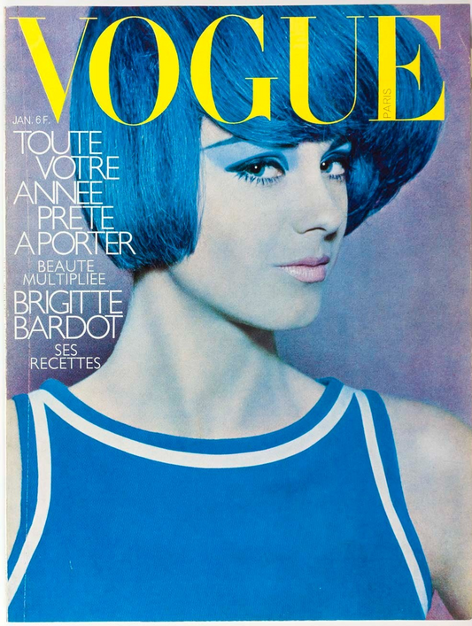 Guy Bourdin BARDOT Peggy Moffitt CAPOTE Paris Vogue January 1966 60th birthday