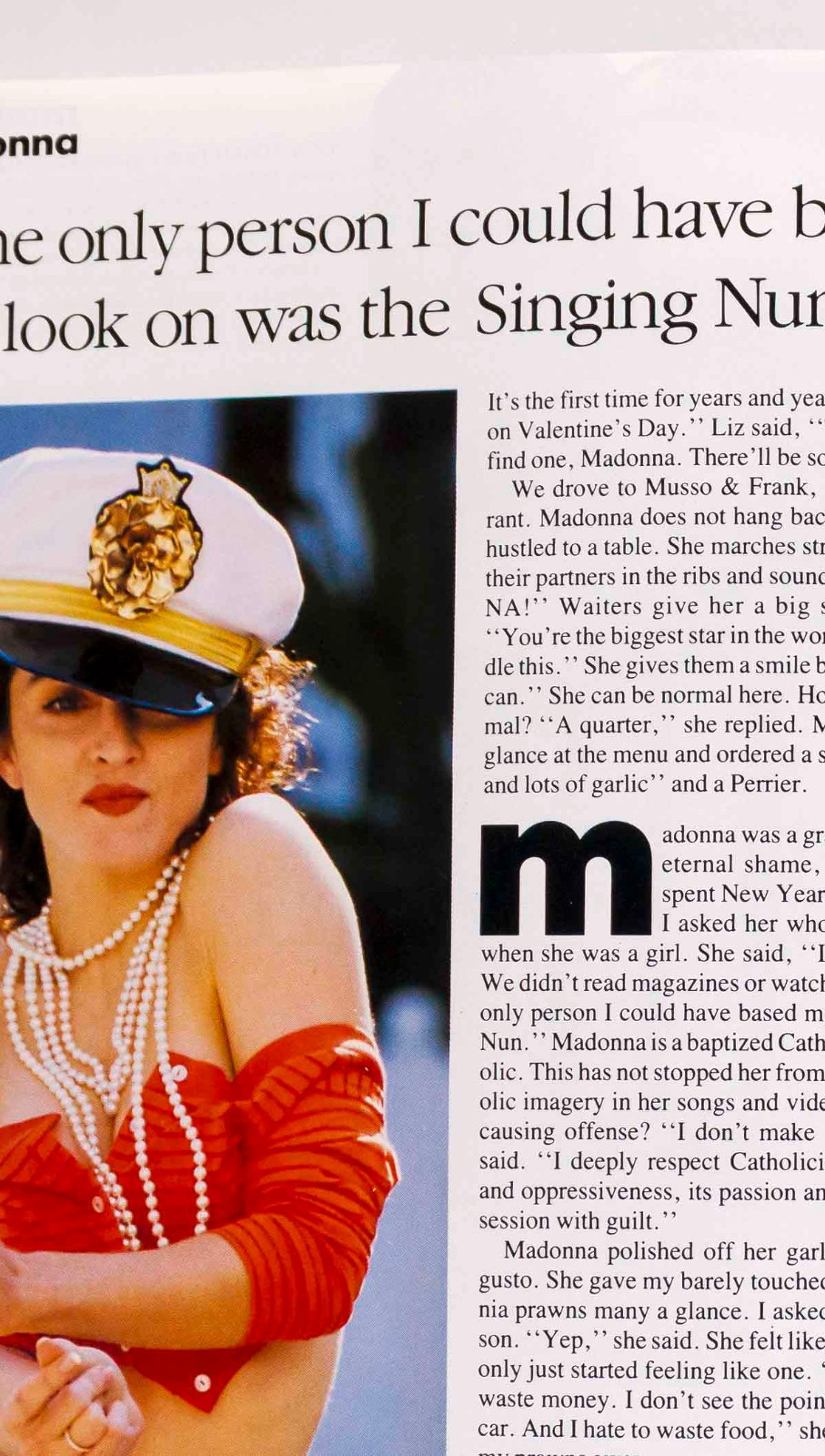 Madonna CLAUDIA SCHIFFER Stephanie Seymour VOGUE May 1989 CINDY CRAWFORD vtg US