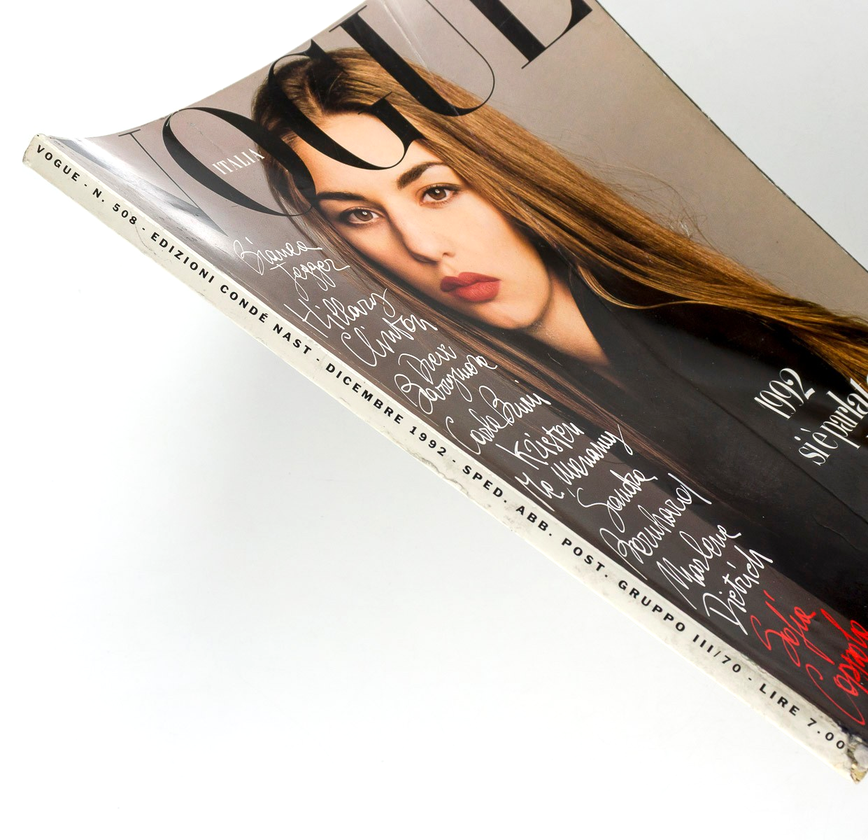 SOFIA COPPOLA Drew Barrymore ANNA NICOLE SMITH Bianca VOGUE ITALIA December 1992
