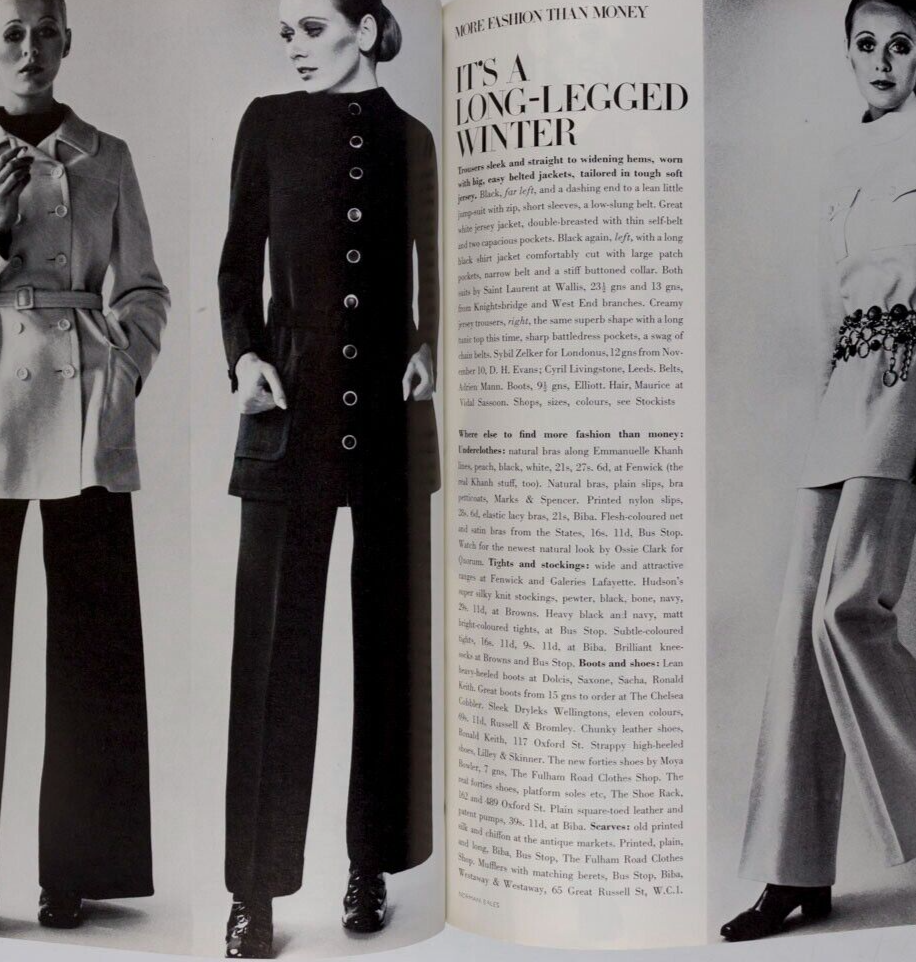 DONYALE LUNA Barbra Streisand EDINA RONAY Cecil Beaton MOUCHE Ossie Clark VOGUE