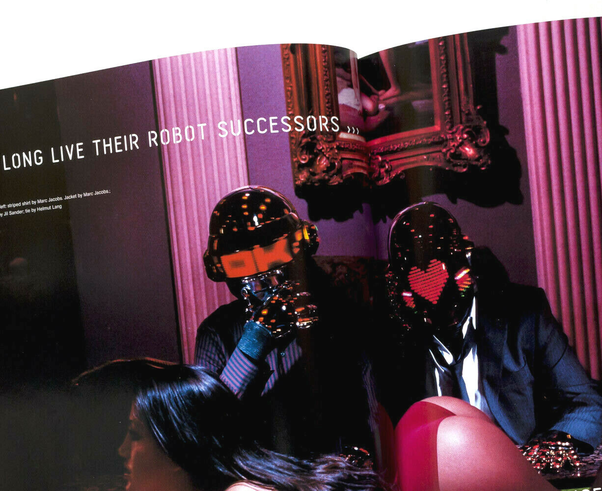 DAFT PUNK Missy Rayder EVA HERZIGOVA An Oost THE FACE magazine UK February 2001 