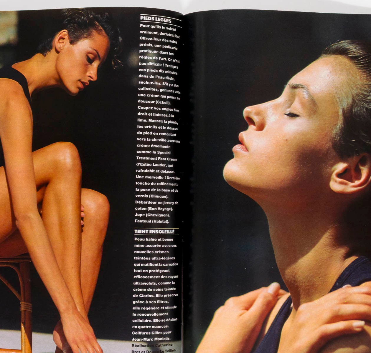 SADE ADU Molly Ringwald KATHARINE HEPBURN Elle magazine July 28 1986 Hans Feurer
