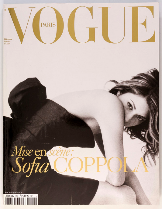 SOFIA COPPOLA guest editor KIRSTEN DUNST Francis Ford PARIS VOGUE December 2004