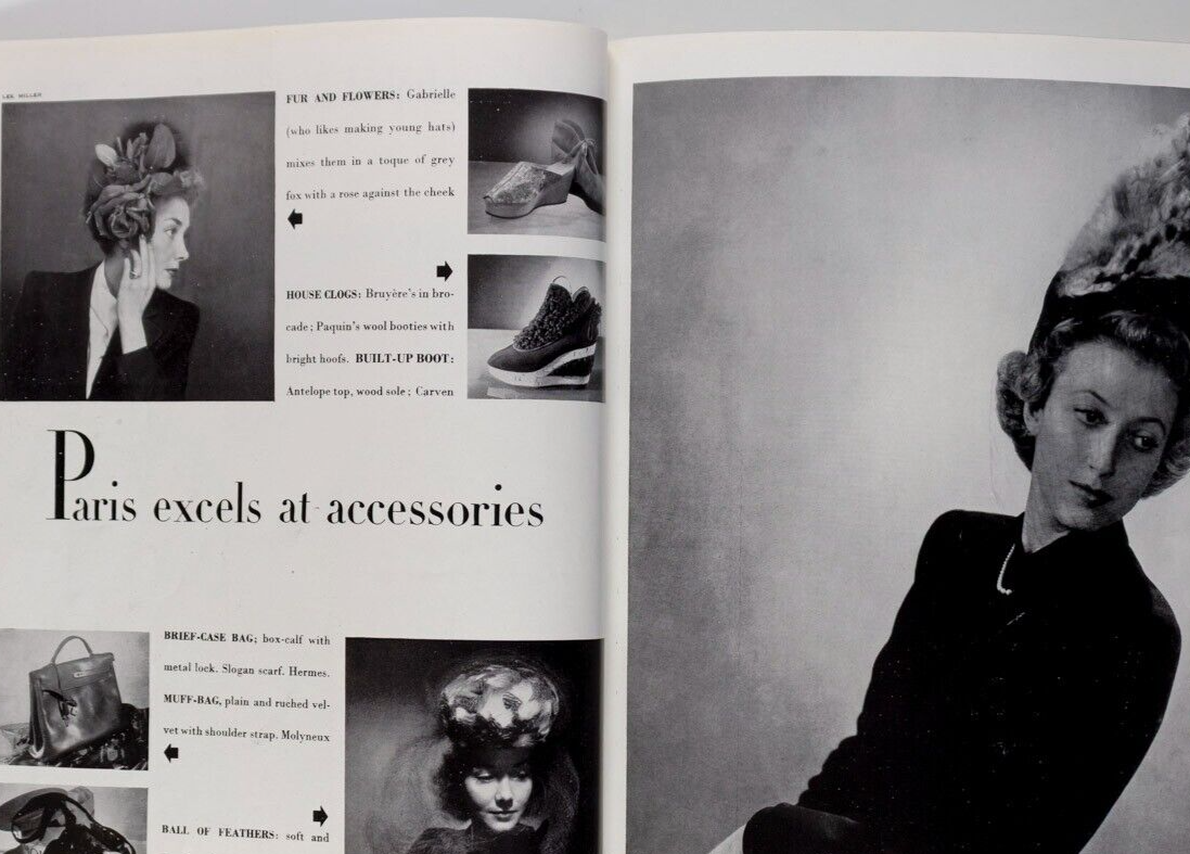 LEE MILLER Norman Parkinson MARLENE DIETRICH Vogue December 1944 Descombes JOFFE