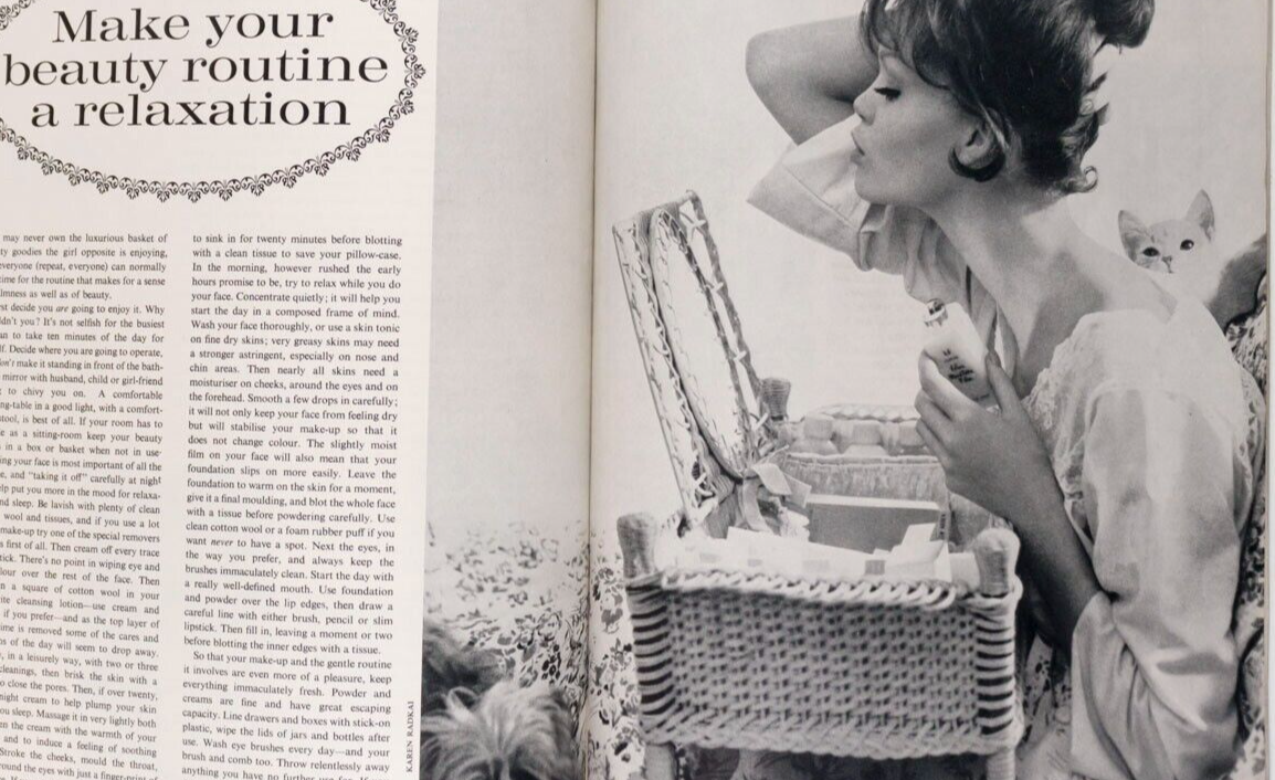 Jean Shrimpton TANIA MALLETT Celia SURYA NAMASKAR John Deakin VOGUE BEAUTY BOOK