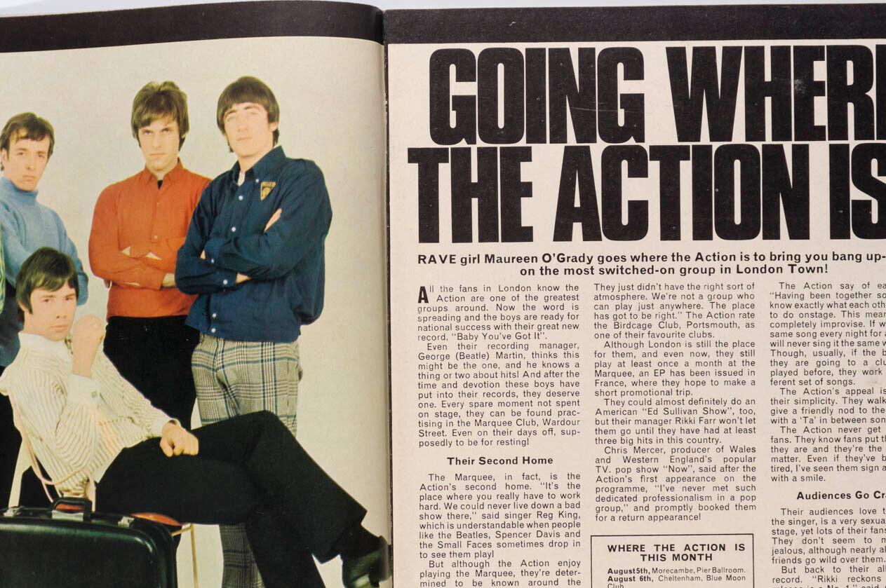 Small Faces BRIAN JONES Anita Pallenberg THE ANIMALS Scott Walker RAVE magazine