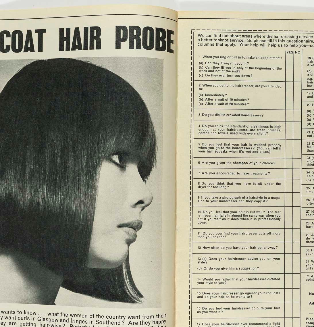 Twiggy GEORGE BEST Monkees PETTICOAT magazine 28 January 1967 HAIR Knitwear VTG