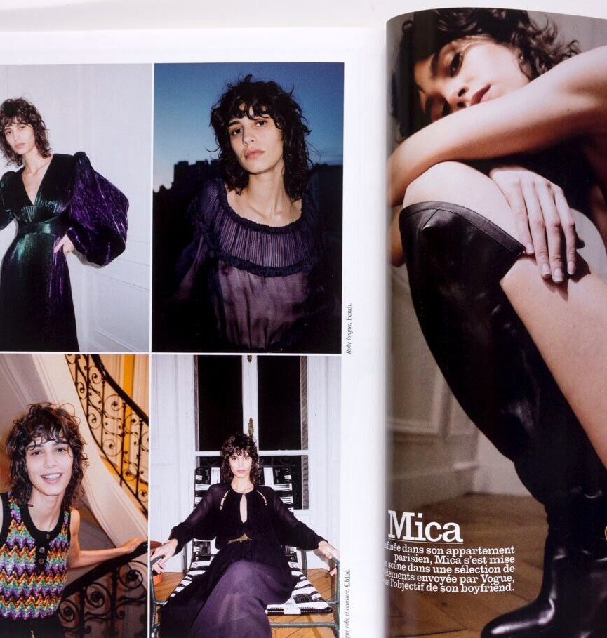 MICA ARGANARAZ Henrik Purienne ANJA RUBIK Freja ANNA EWERS Paris Vogue July 2020