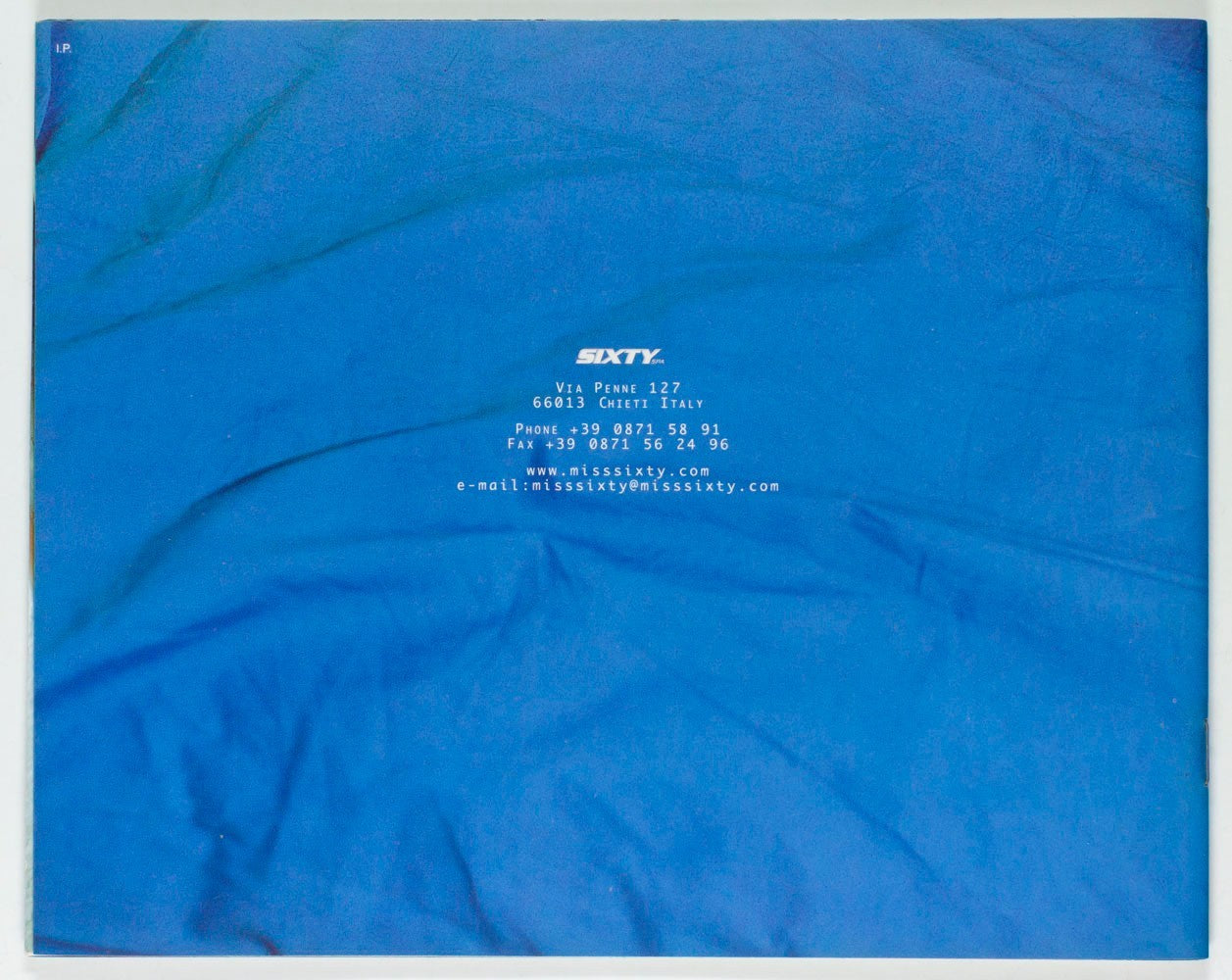 MISS SIXTY lookbook 1998 vtg WOMENSWEAR 90s CRICCI + FERRANTE campaign catalogue