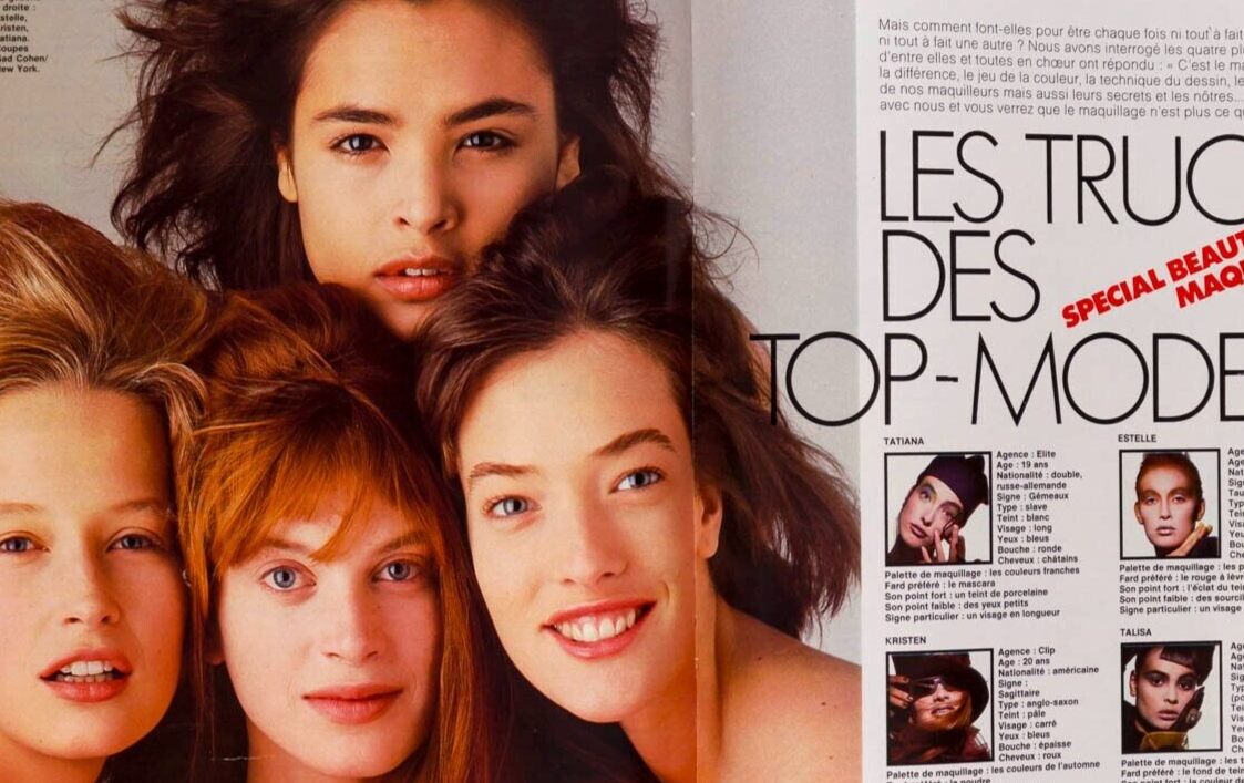 Talisa Soto TATJANA PATITZ Kristen McMenamy ESTELLE LEFEBURE Mickey Rourke ELLE