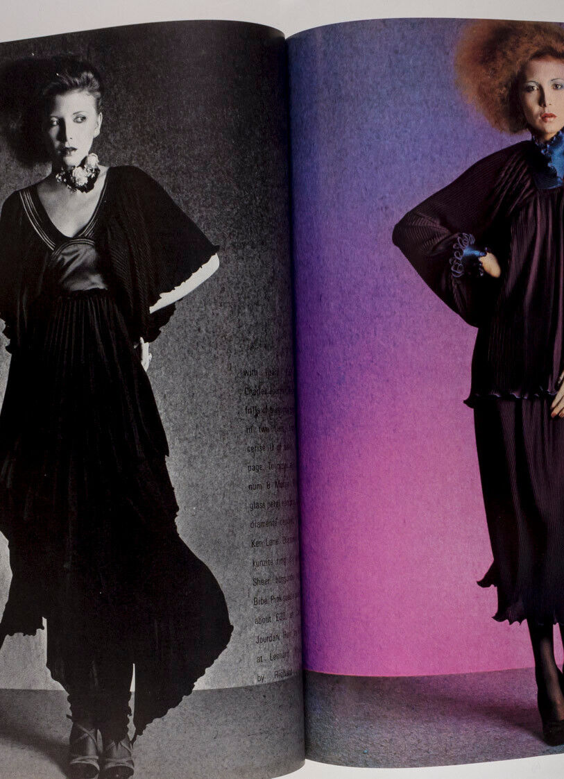 Ingmari Lamy CATHEE DAHMEN Marie Helvin NORMAN PARKINSON Cheryl Tiegs  UK VOGUE
