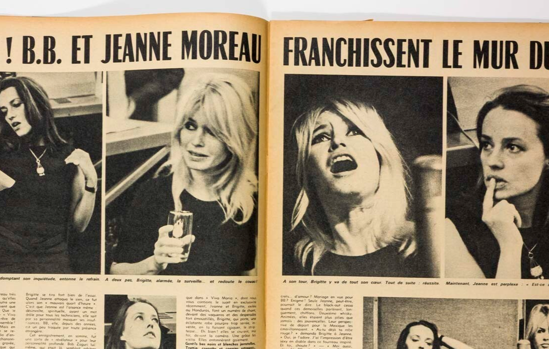 Audrey Hepburn BRIGITTE BARDOT Jeanne Moreau BRANDO Cinemonde 1586 December 1964