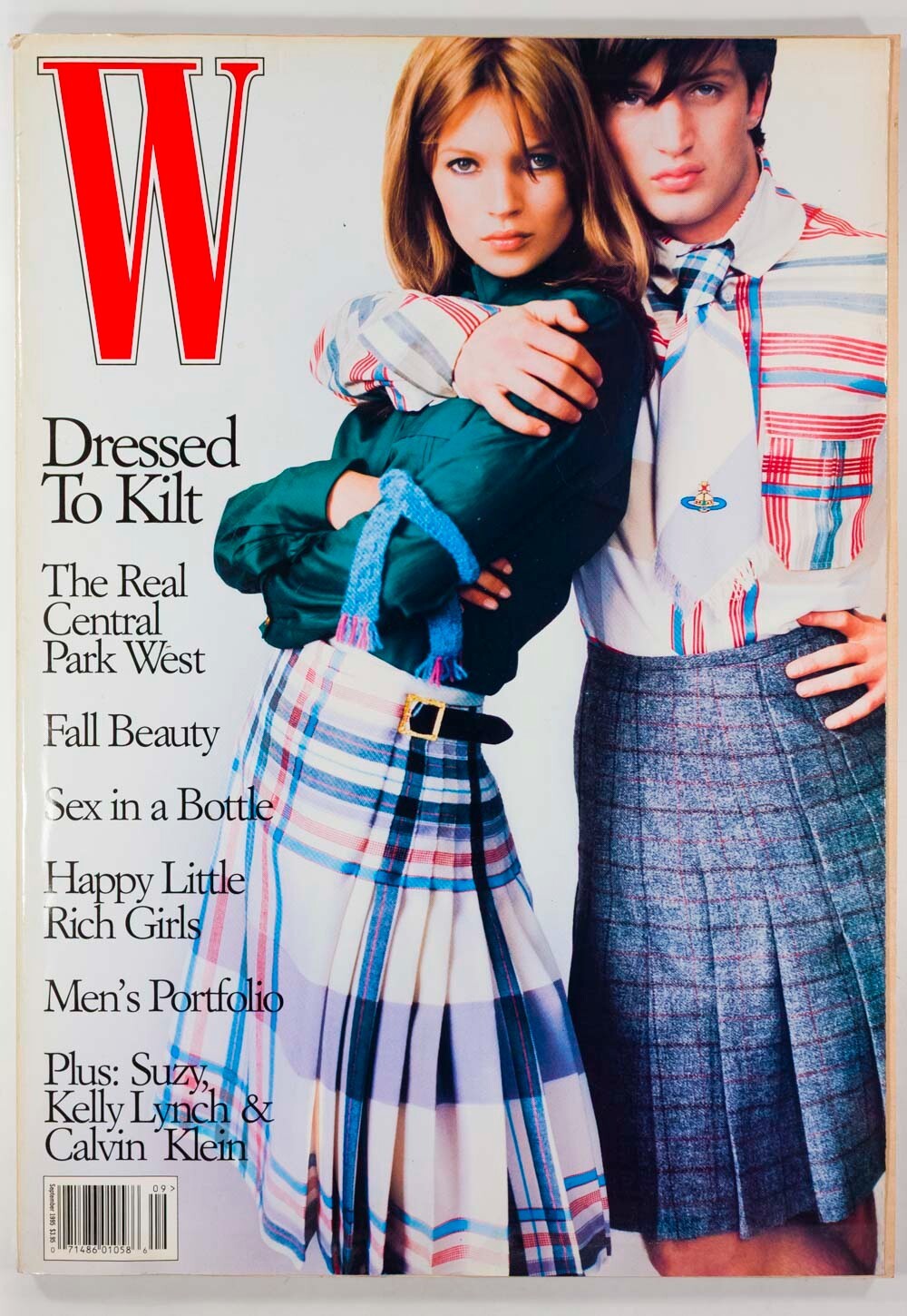 Kate Moss VIVIENNE WESTWOOD Kelly Lynch W magazine September 1995 Calvin Klein