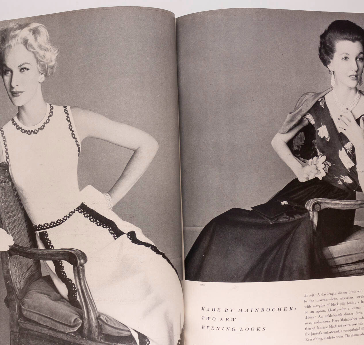 BLUMENFELD Balenciaga FELIKS TOPOLSKI Vogue March 1954 Ireland JEAN MOREAU Penn