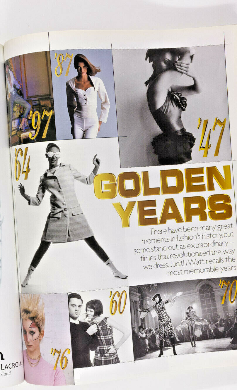 KATE MOSS Corinne Day GALLIANO Alexander McQueen BRIDGET HALL Bourdin GOLD VOGUE