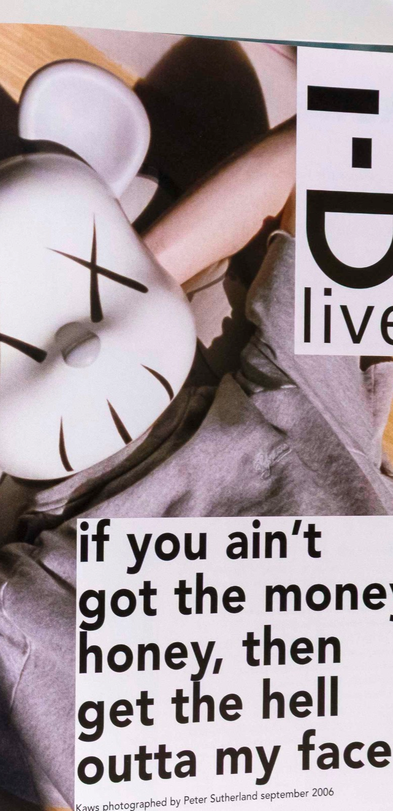 Lindsay Lohan KAWS Wolfgang Tillmans IRINA LAZAREANU i-D September 2006 Wealth