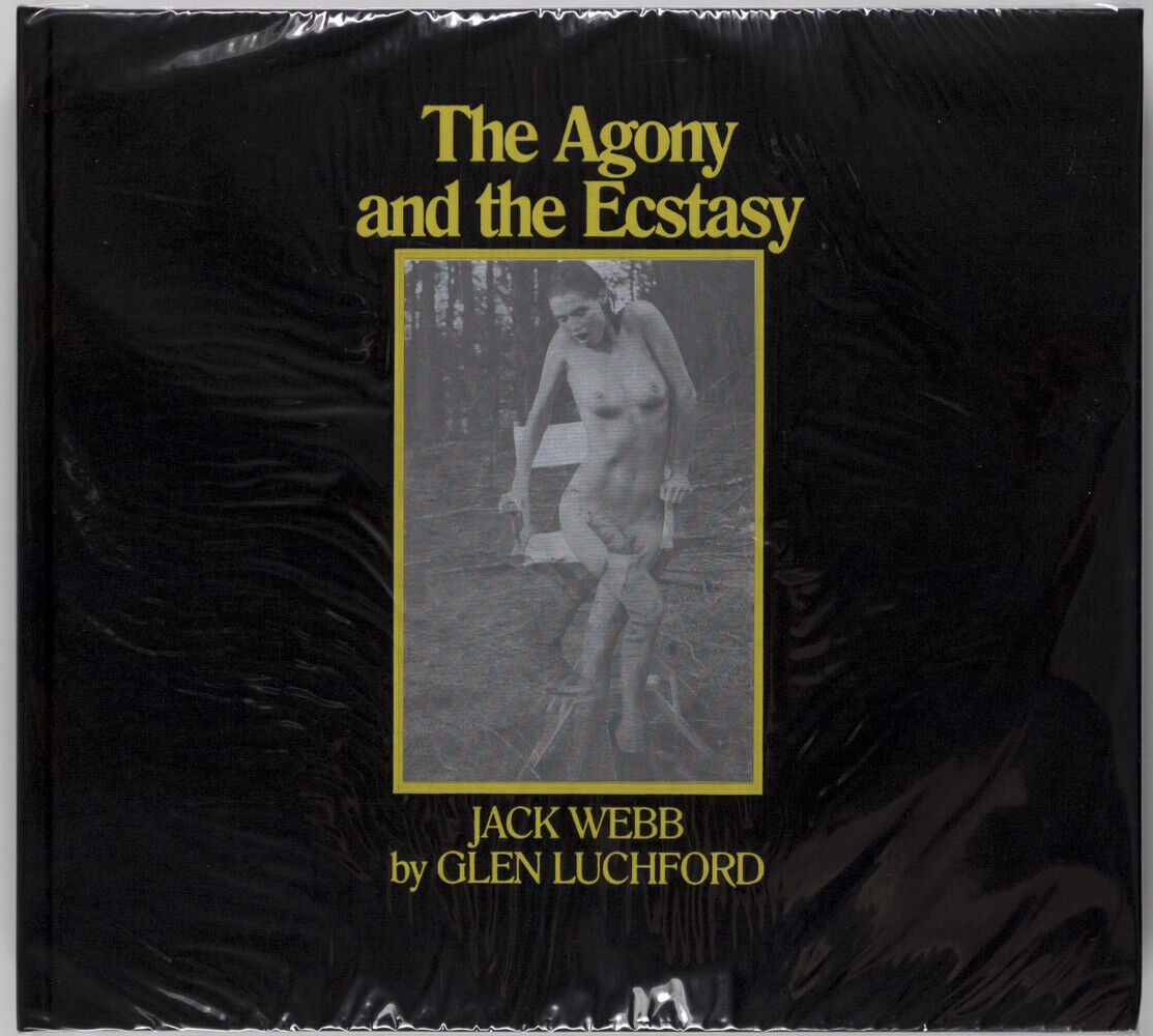 GLEN LUCHFORD Agony & Ecstasy JACK WEBB Kate Moss 1st HB Sealed LIMITED EDITION