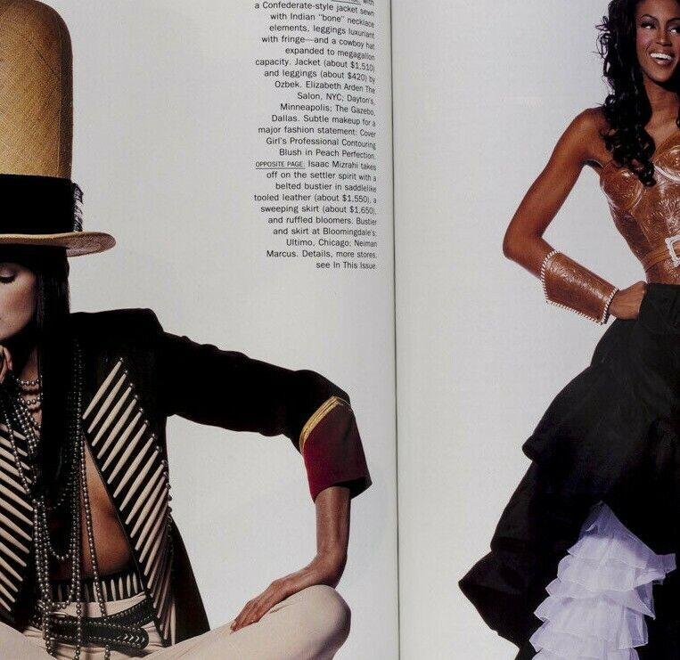 CINDY CRAWFORD Naomi Campbell LINDA EVANGELISTA Christy PRINCE Aids ALT Vogue