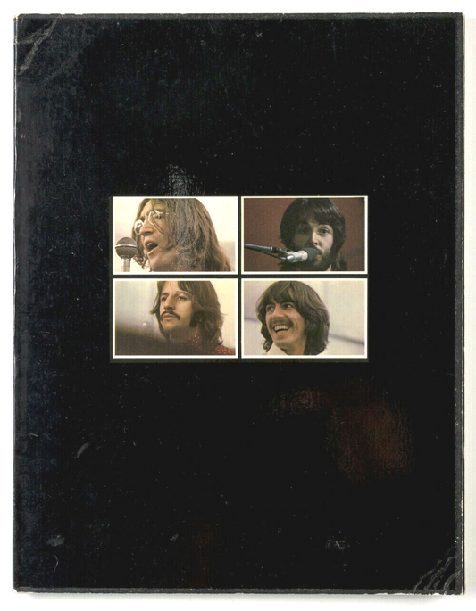 The Beatles GET BACK book RARE PRINT ERROR 1st Edition LIMITED Apple London 1969