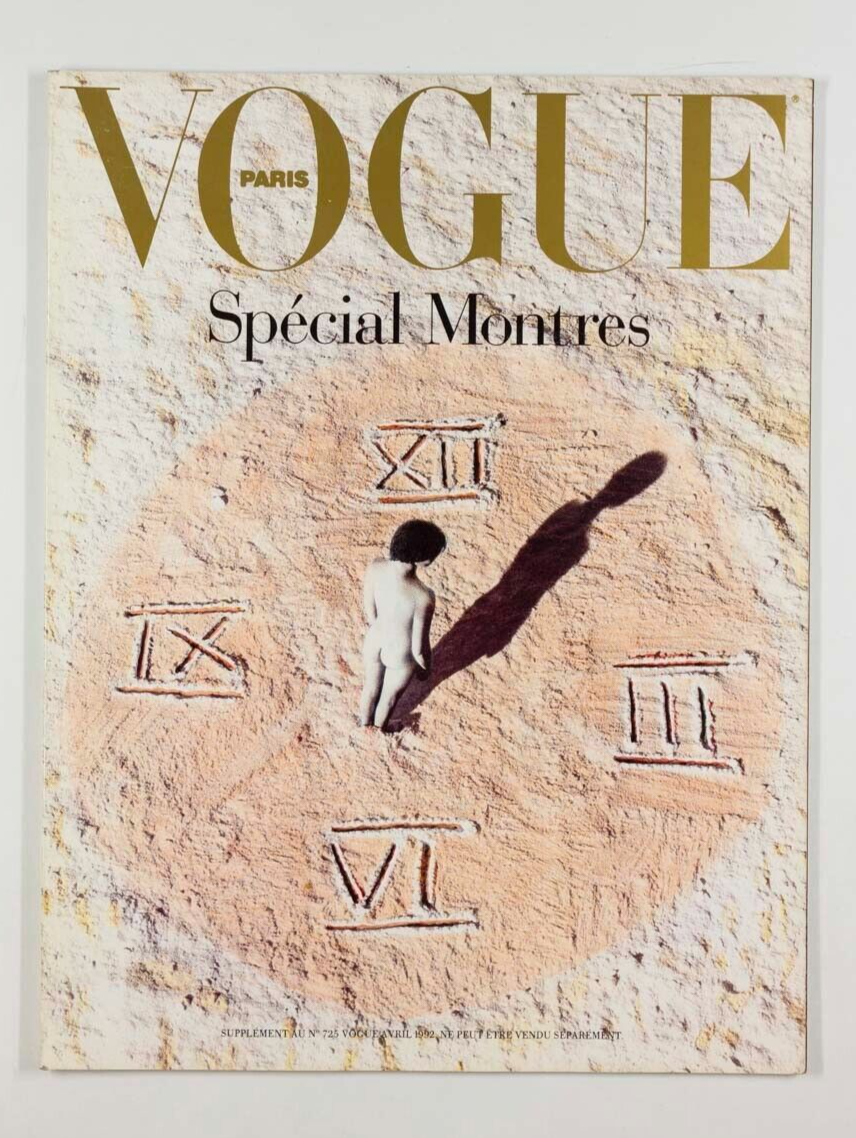 Special Watches PARIS VOGUE SUPPLEMENT magazine WATCH French FRANCE vtg SUNDIAL