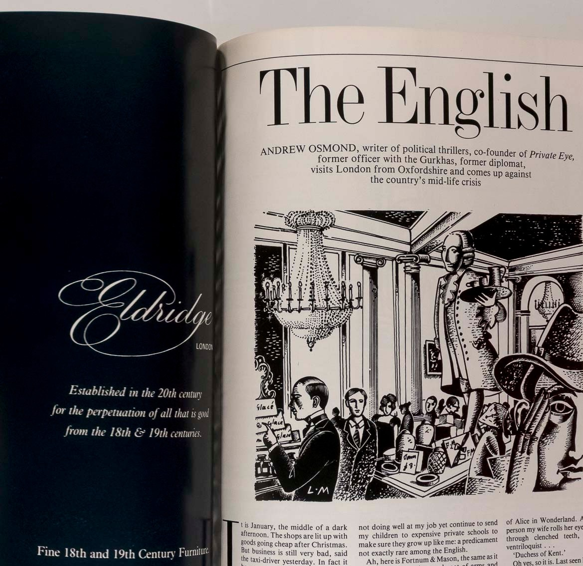 MARGAUX HEMINGWAY Bianca Jagger LADY TRYON Serge Gainsbourg TATLER February 1981