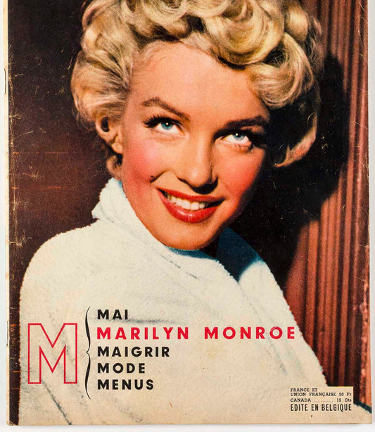 MARILYN MONROE Arthur Miller RARE Belgium LECTURES d'Aujourd'hui magazine 1950's