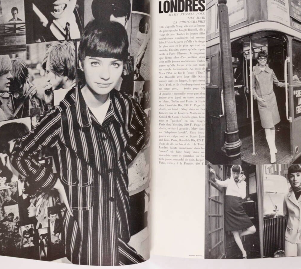 Guy Bourdin ANITA PALLENBERG Rolex PARIS VOGUE February 1965 Helmut Newton SPAAK