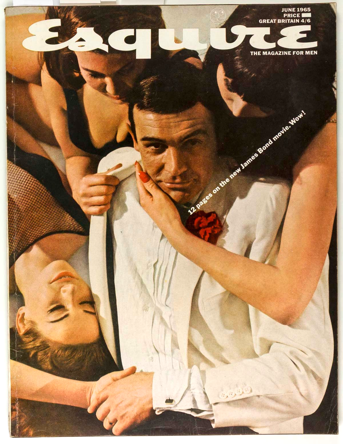 Sean Connery THUNDERBALL James Bond 007 ESQUIRE magazine June 1965 Bobby Kennedy
