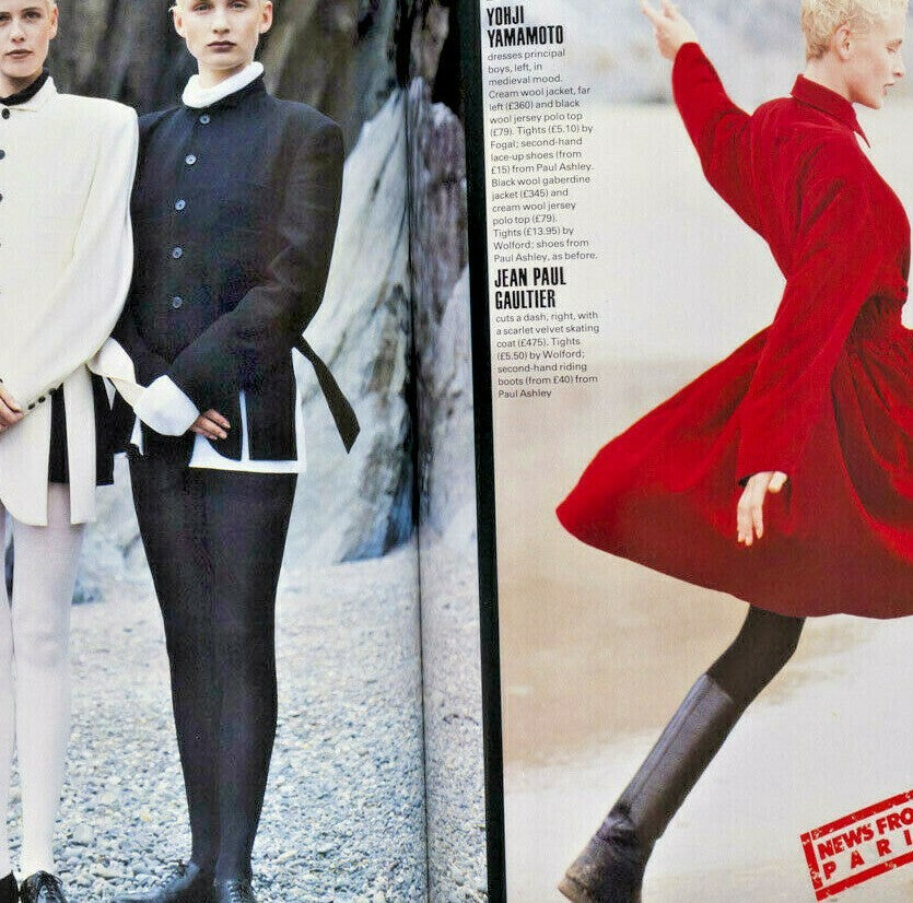 Christy Turlington NAOMI CAMPBELL Kristen McMenamy UK ELLE September 1986 Talisa