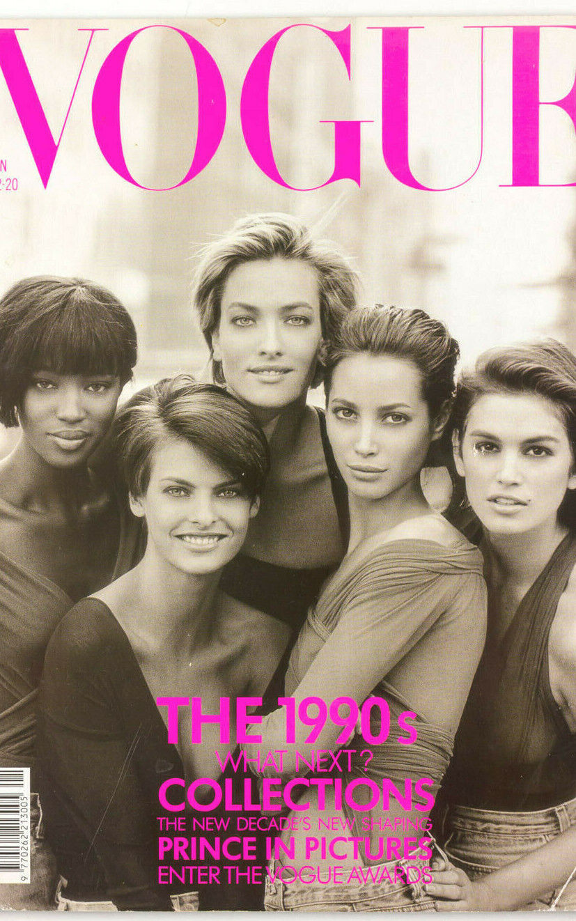 Tatjana Patitz PETER LINDBERGH Jan 1990 Vogue Supermodel Maker OBSERVER MAGAZINE