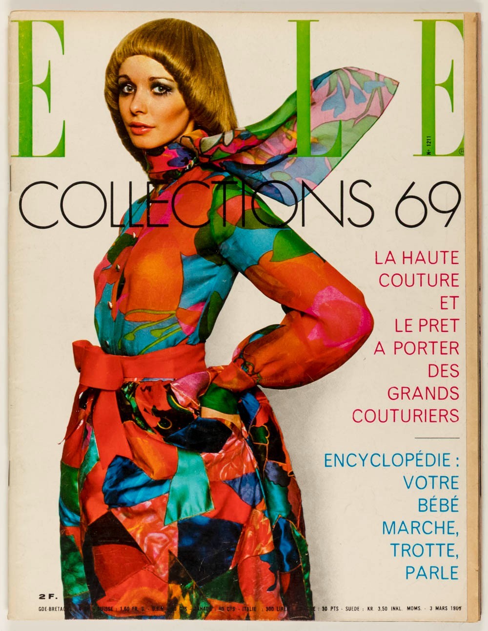 Guy Bourdin CHARLES JOURDAN Helmut Newton PETER KNAPP Elle magazine 3 March 1969