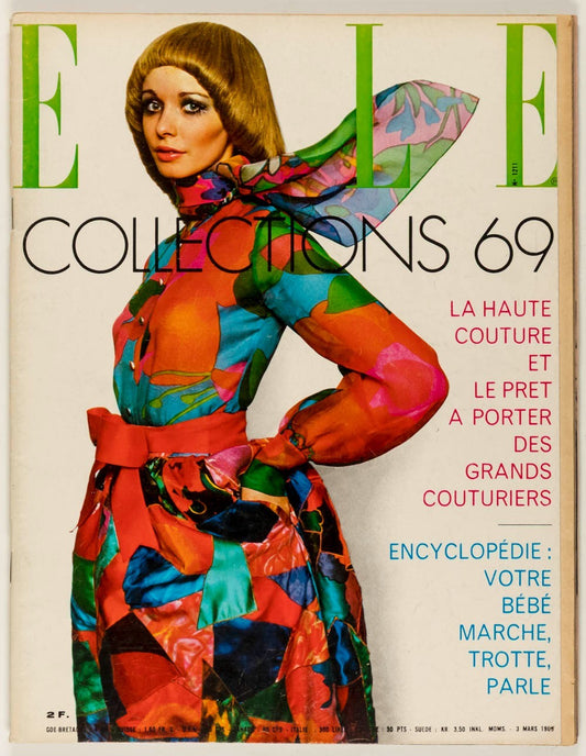 Guy Bourdin CHARLES JOURDAN Helmut Newton PETER KNAPP Elle magazine 3 March 1969