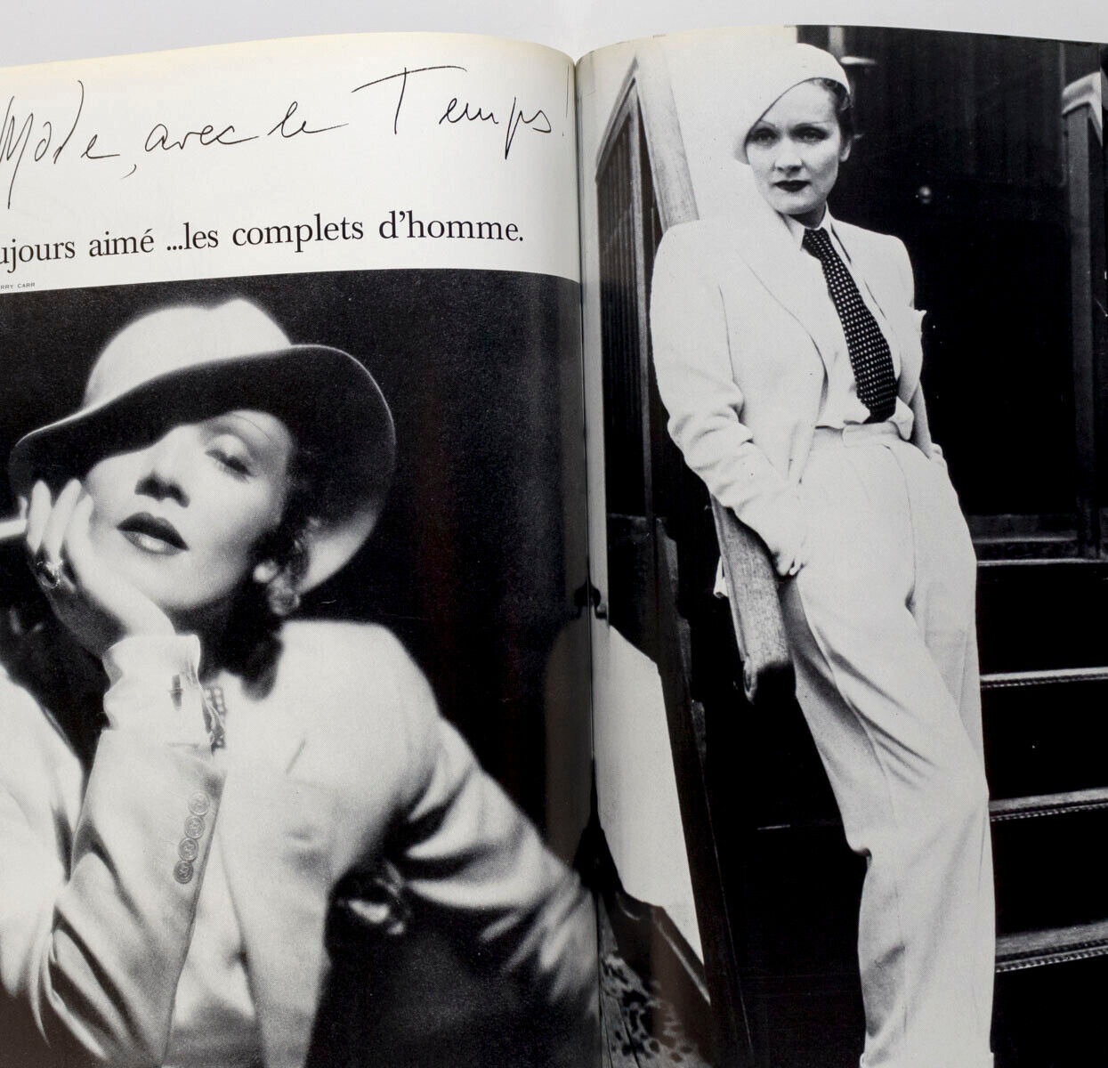 VOGUE par MARLENE DIETRICH Helmut Newton GUY BOURDIN Carl Erickson HENRY CLARKE