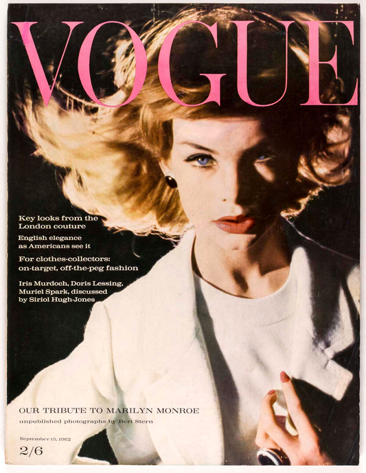 JEAN SHRIMPTON Marilyn Monroe DAVID BAILEY Bert Stern BRIAN DUFFY Couture VOGUE