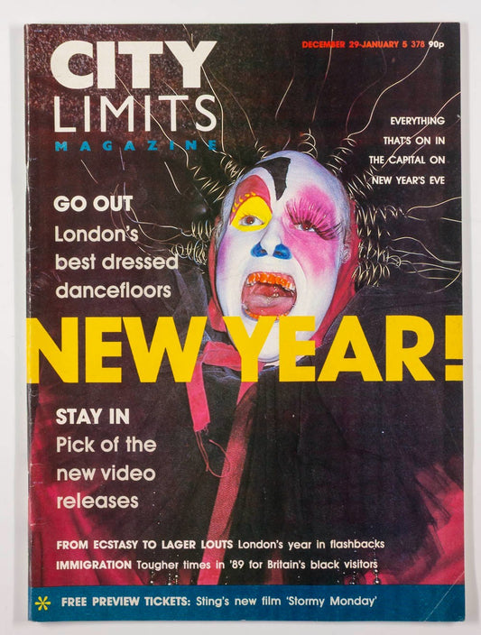 Matthew Glamorre DIAMANDA GALAS Kathy Acker BLITZ CLUB City Limits December 1988