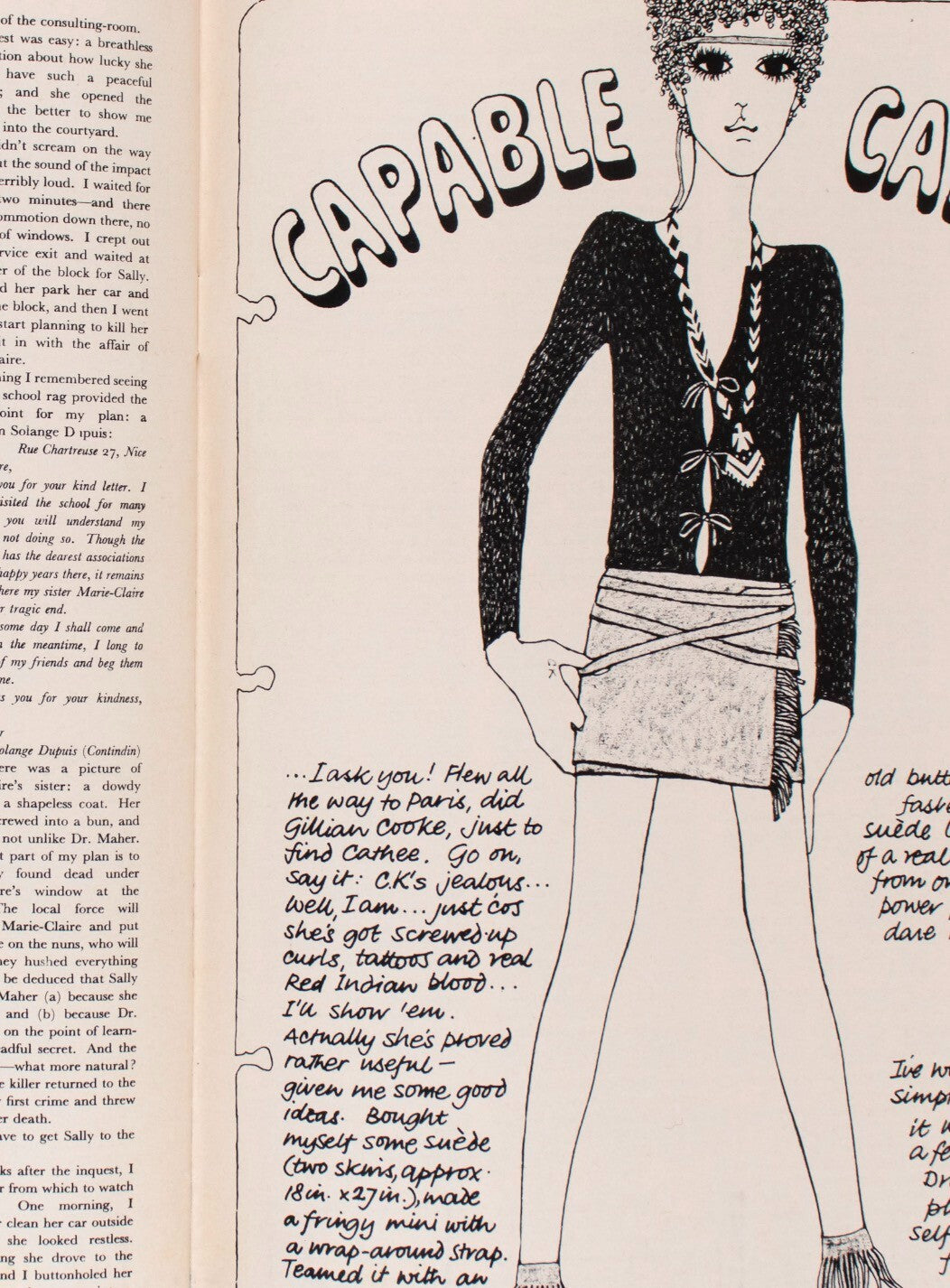 CATHEE DAHMEN Maudie James SAMANTHA EGGAR Twiggy MARY QUANT ~ HONEY magazine 60s