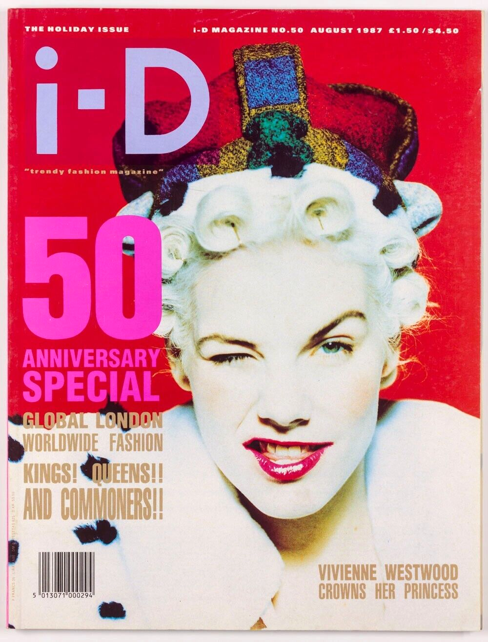 Sara Stockbridge VIVIENNE WESTWOOD Grace Jones BOY GEORGE Madonna i-D magazine