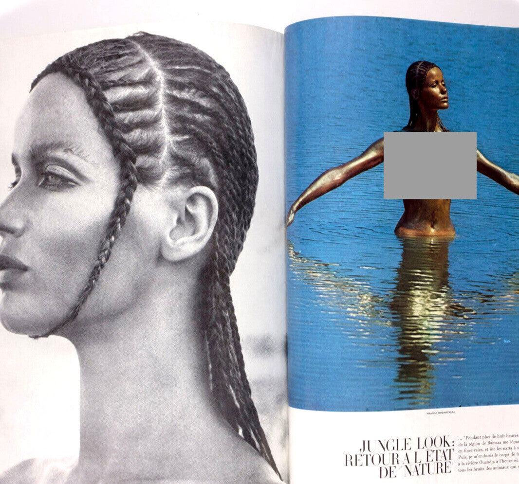 VERUSCHKA Africa RUBARTELLI Jeanloup Sieff COURREGES India PARIS VOGUE July 1968