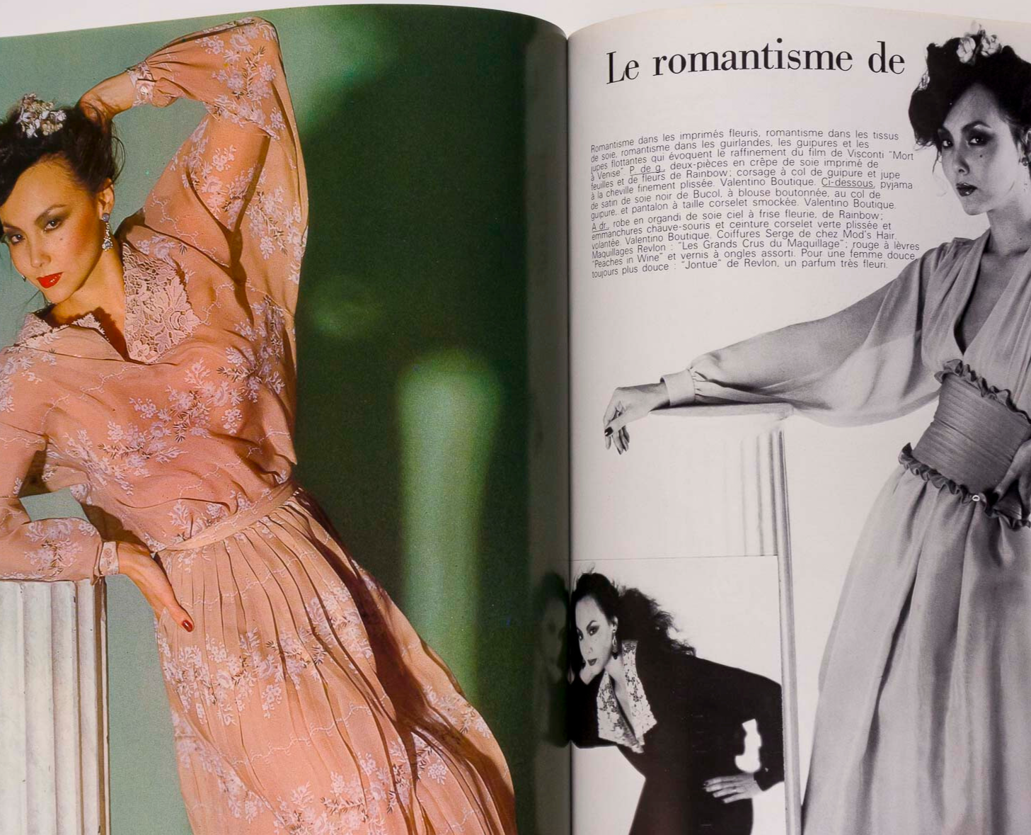 Janice Dickinson GUY BOURDIN Marie Helvin PARIS VOGUE February 1978 Iran HOMMES