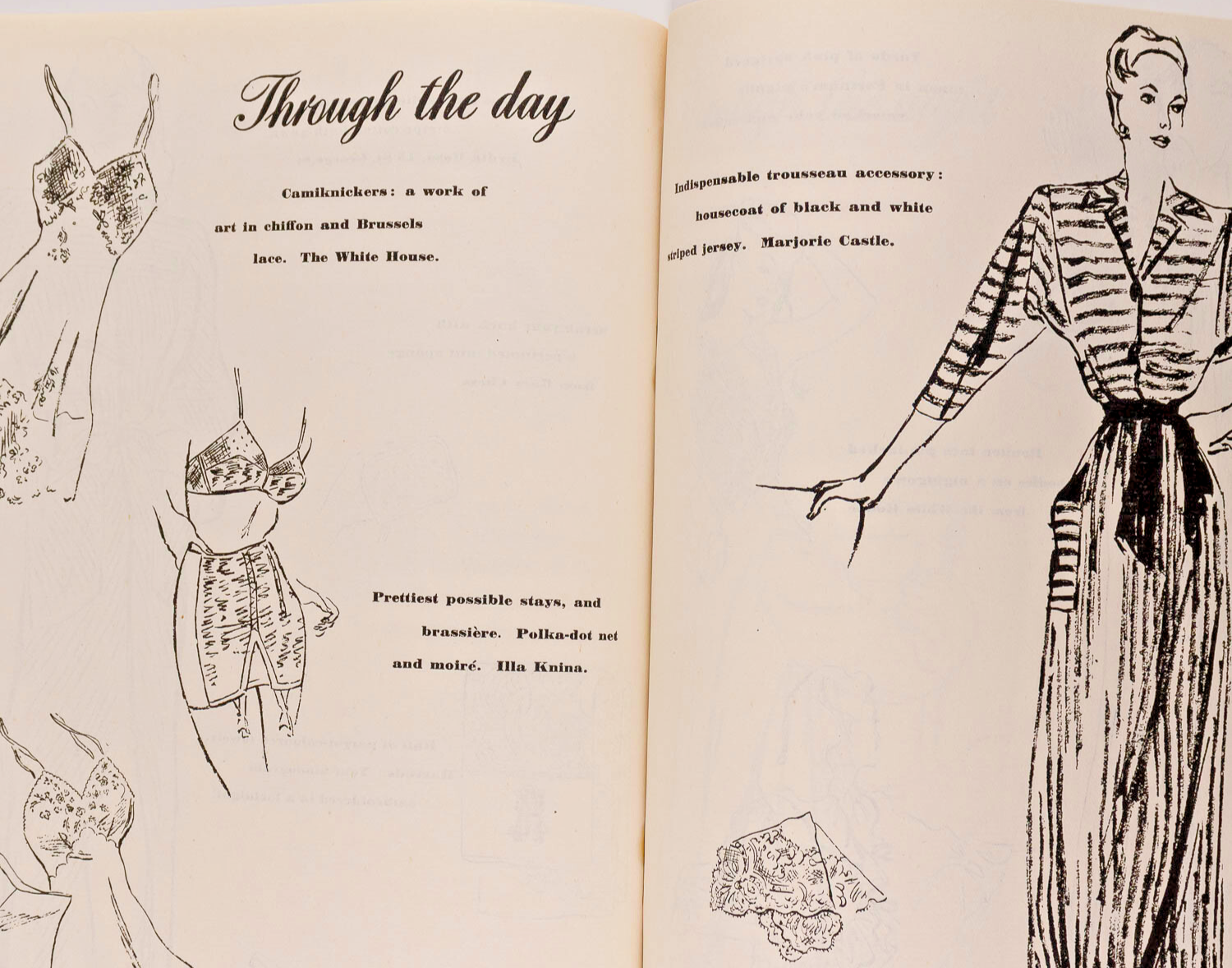 Bikini BALENCIAGA Brides PRINTS Harper's Bazaar June 1947 Louise Dahl-Wolfe VTG
